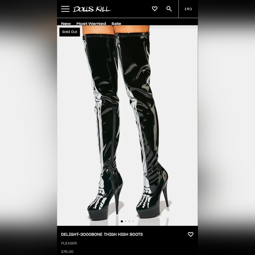 Skeleton Pleasers Heels